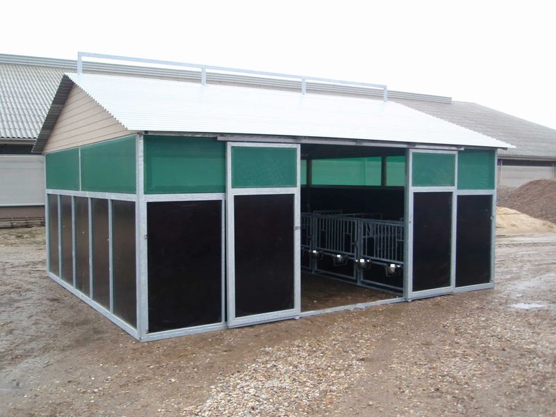 Leskur, liggehall, løsdrift til hest (Contryhus)