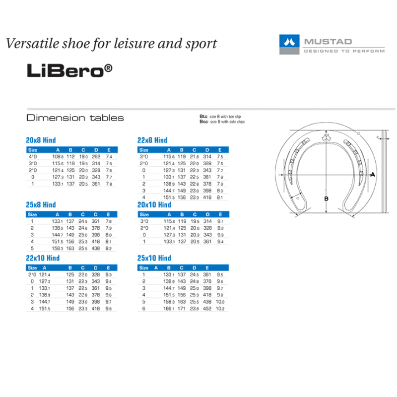 Mustad Libero Ridesko m/ Sidekapper - Bak