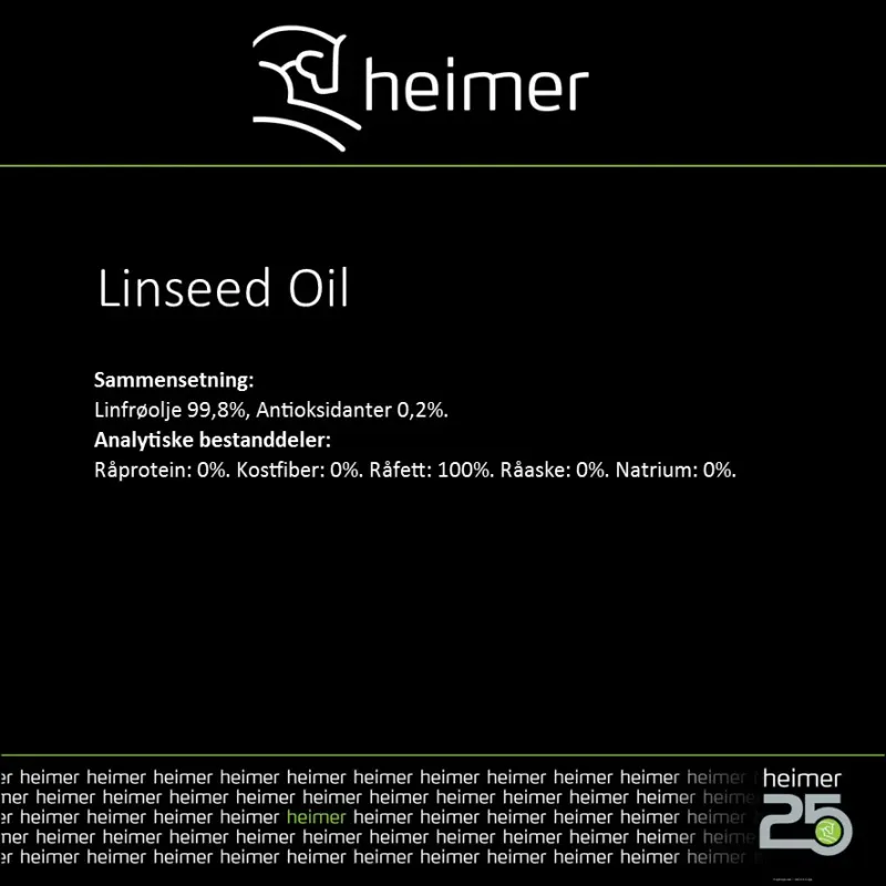 Heimer Linfrø Olje